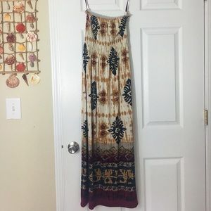 Tribal inspired maxi dress